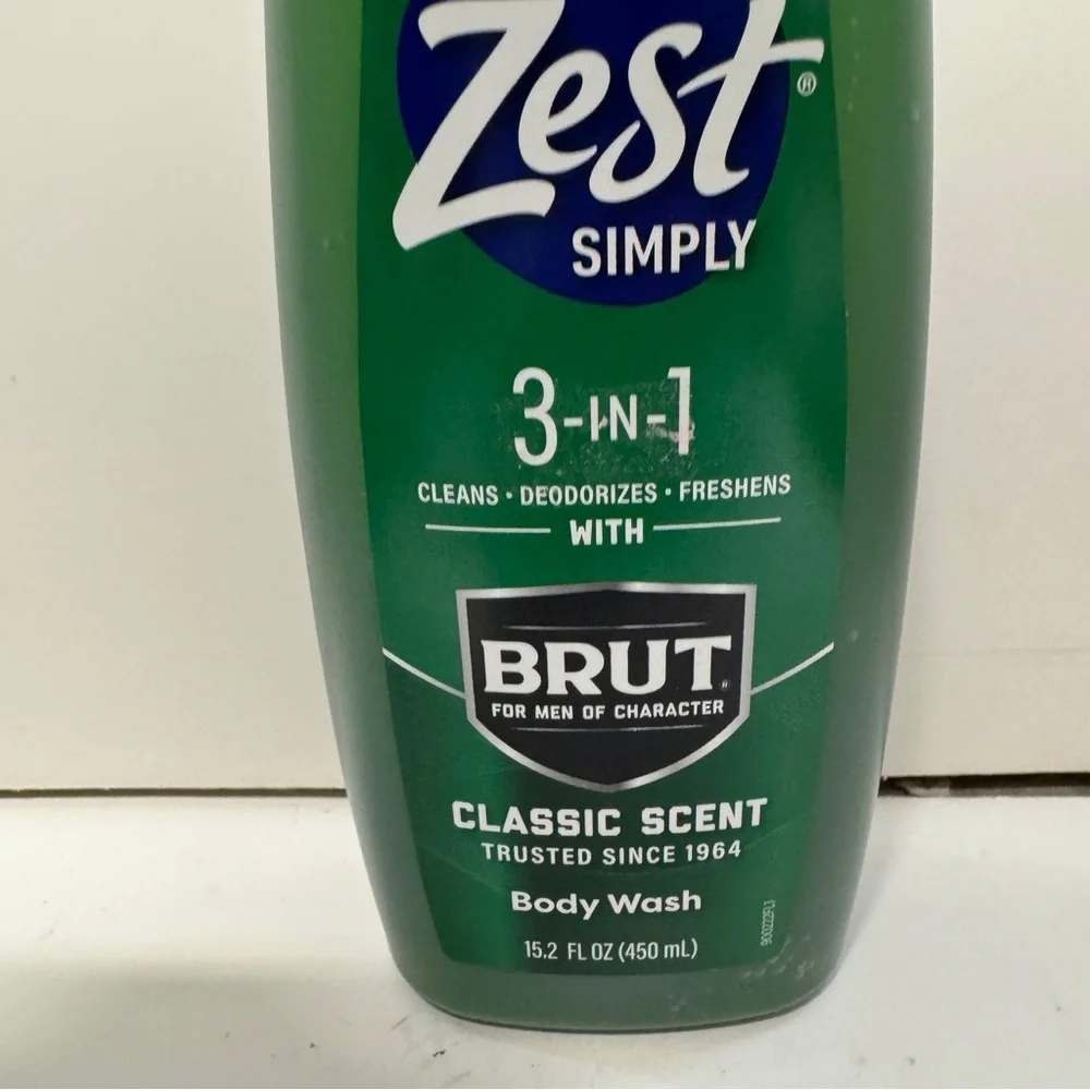 Zest Brut Body Wash Classic Scent 15.2 OZ